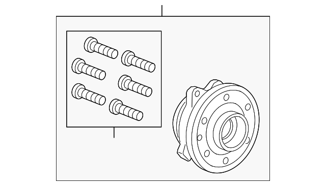 94775723 HUB & BEARING, LEFT