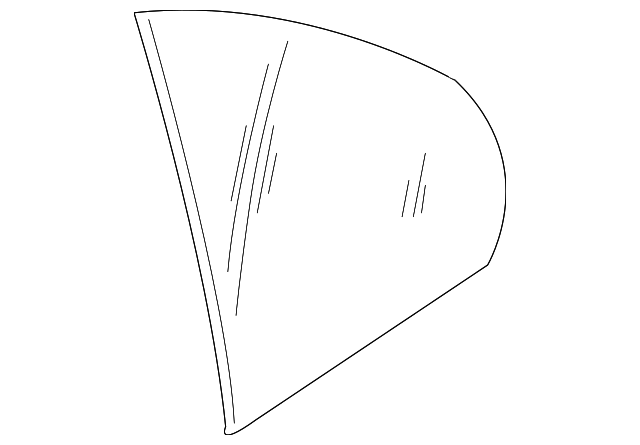 51-34-8-196-723 Деталь FIXED GLASS, LEFT