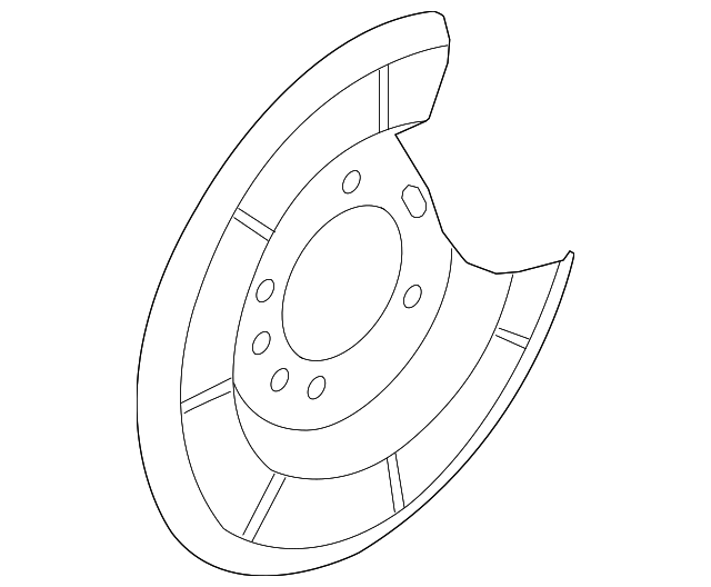 CV6Z-2C028-B SPLASH SHIELD, RIGHT