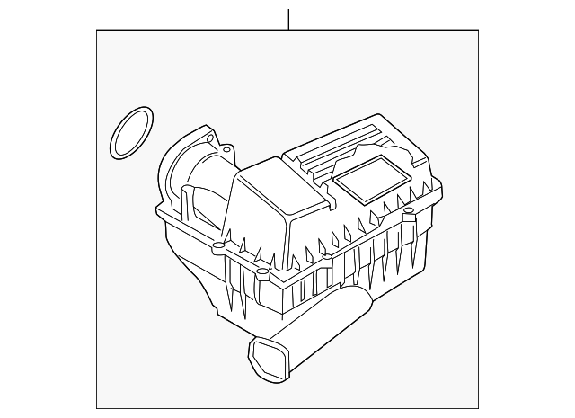 8J0-129-607-A Деталь AIR CLEANER ASSY