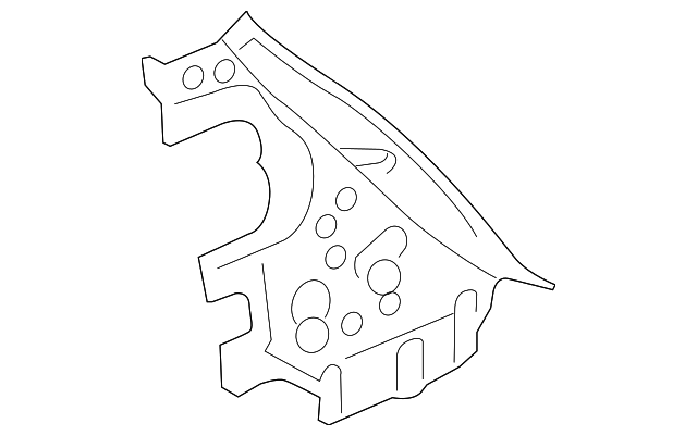 D651-71-113B Деталь INNER REINF, LEFT