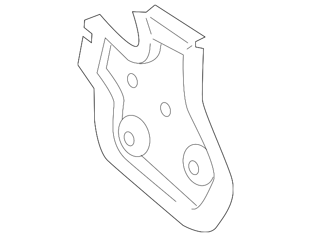 D651-70-14XA Деталь UPPER PANEL PLATE, RIGHT