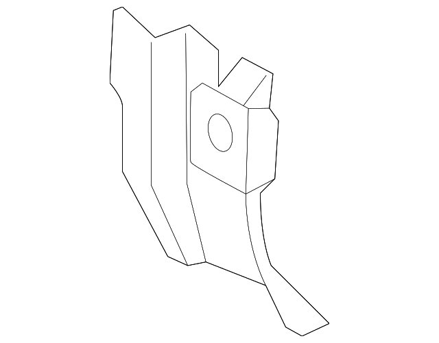 D651-71-16ZA Деталь INNER WHEELHOUSE GUSSET, LEFT