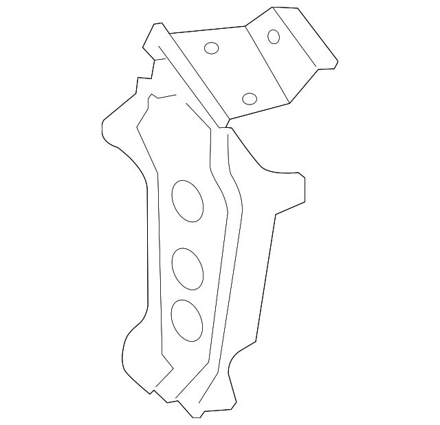 D651-70-12Z Деталь REINFORCEMENT, RIGHT