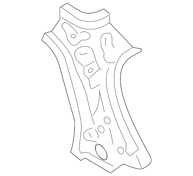 DF71-70-115A Деталь INNER QTR PANEL, RIGHT