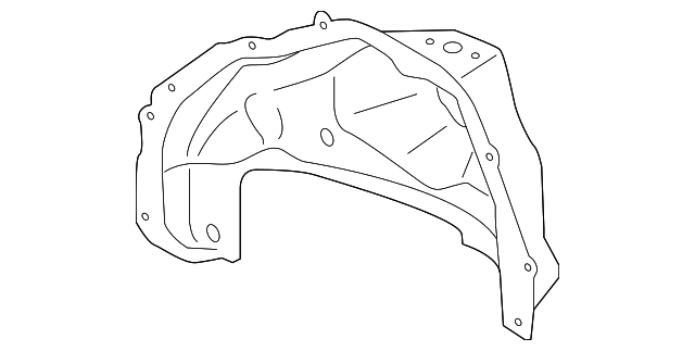 D651-70-150 Деталь INNER WHEELHOUSE, RIGHT