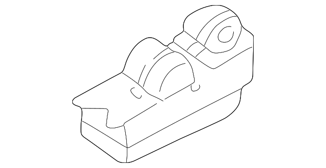 MR587779 Деталь WINDOW SWITCH, LEFT