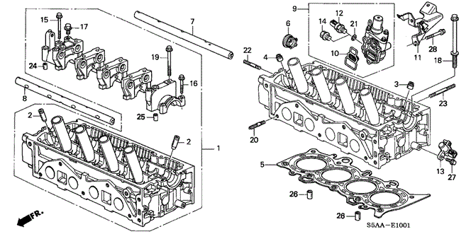 CIVIC SEDAN CYLINDER HEAD (VTEC)