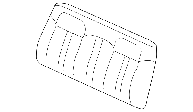 19328638 Деталь SEAT BACK COVER