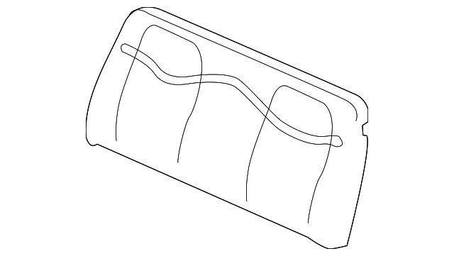 88981594 Деталь SEAT BACK PAD