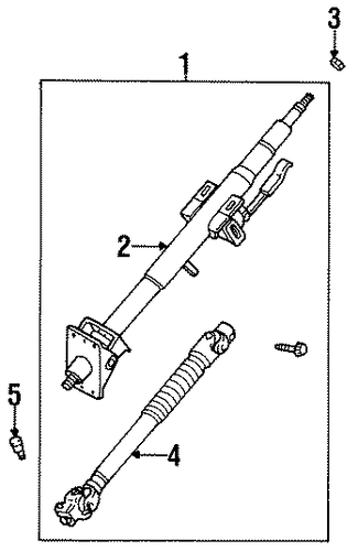 Sportage STEERING COLUMN ASSEMBLY