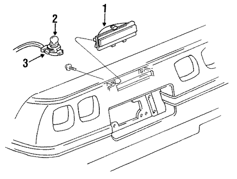 Corvette HIGH MOUNT LAMPS 2
