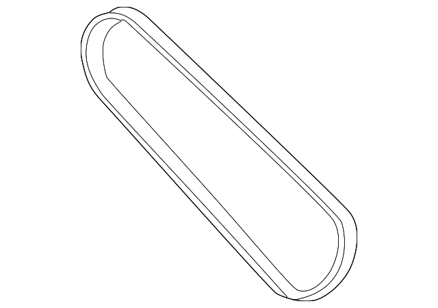 4892444AA POWER STEERING BELT