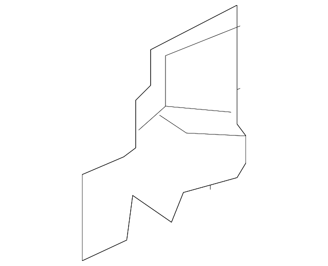 5301A621 Деталь REINF BRACKET, LEFT