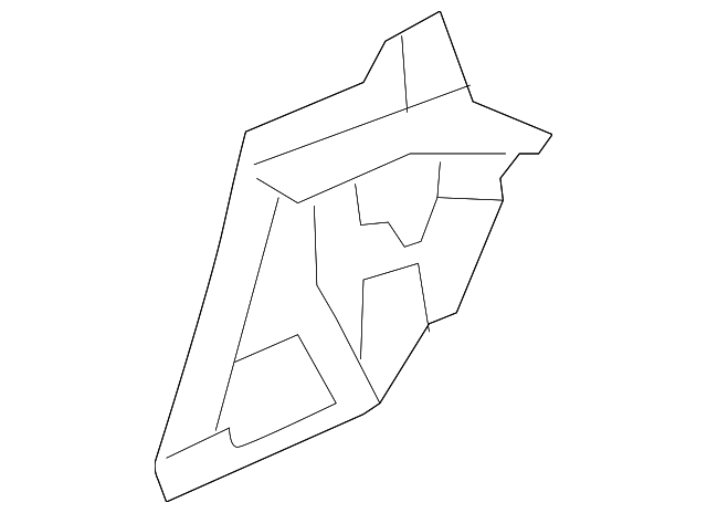 5301A602 Деталь REINF PANEL, RIGHT