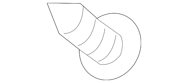 MF453090 MOLDING SCREW, RIGHT