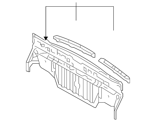 58307-30754 Деталь PANEL BELOW LID
