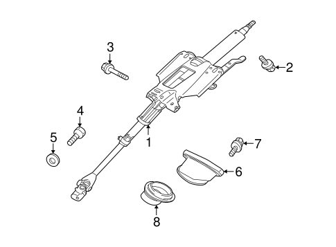 Lancer STEERING COLUMN COMPONENTS