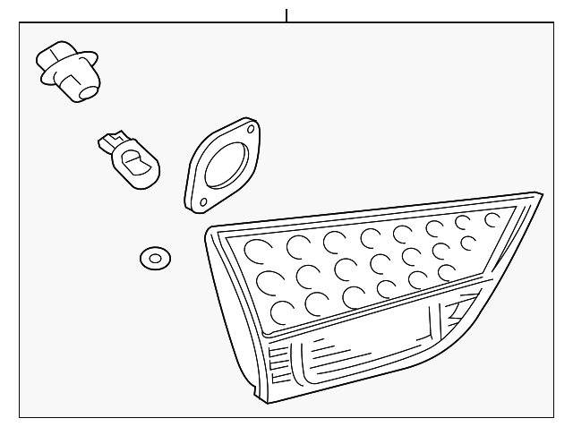 8331A166 Деталь COMBO LAMP ASSY, RIGHT