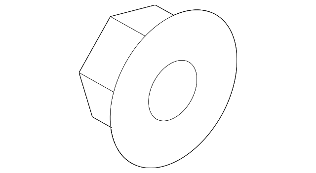 63848-AQ100 Деталь HINGE COVER CLIP, LEFT
