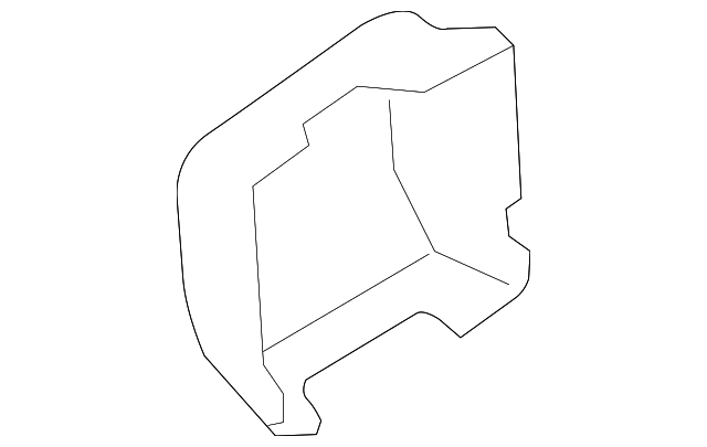 89897-2P020 Деталь RETRACTOR COVER, LEFT