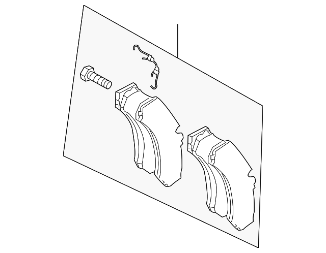 5103556AA Деталь BRAKE PADS