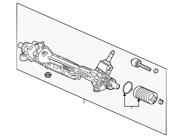 53600-TY2-A00 Деталь RACK, POWER STEERING (LH)