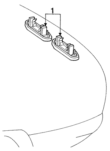 260E LICENSE LAMPS