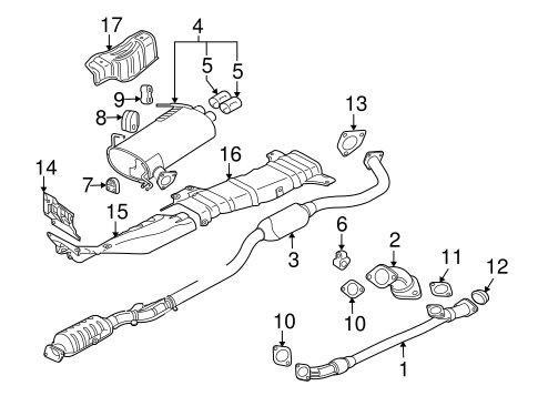 Outlander EXHAUST COMPONENTS