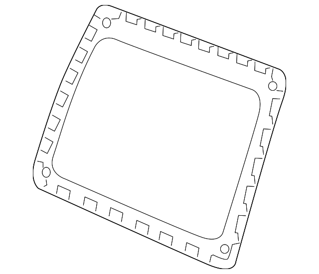 68003724AC Деталь QTR GLASS, RIGHT