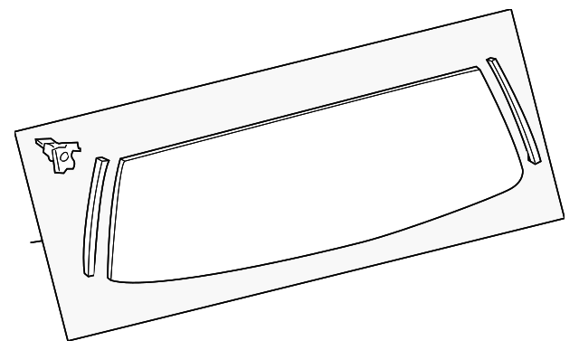 68105-52520 Деталь LIFT GATE GLASS