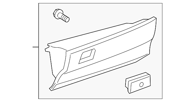 55501-06031-B0 Деталь GLOVE BOX DOOR