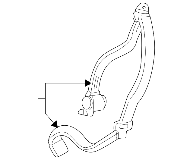 F75Z-78611B69-FFF Деталь RETRACTOR ASSY, LEFT