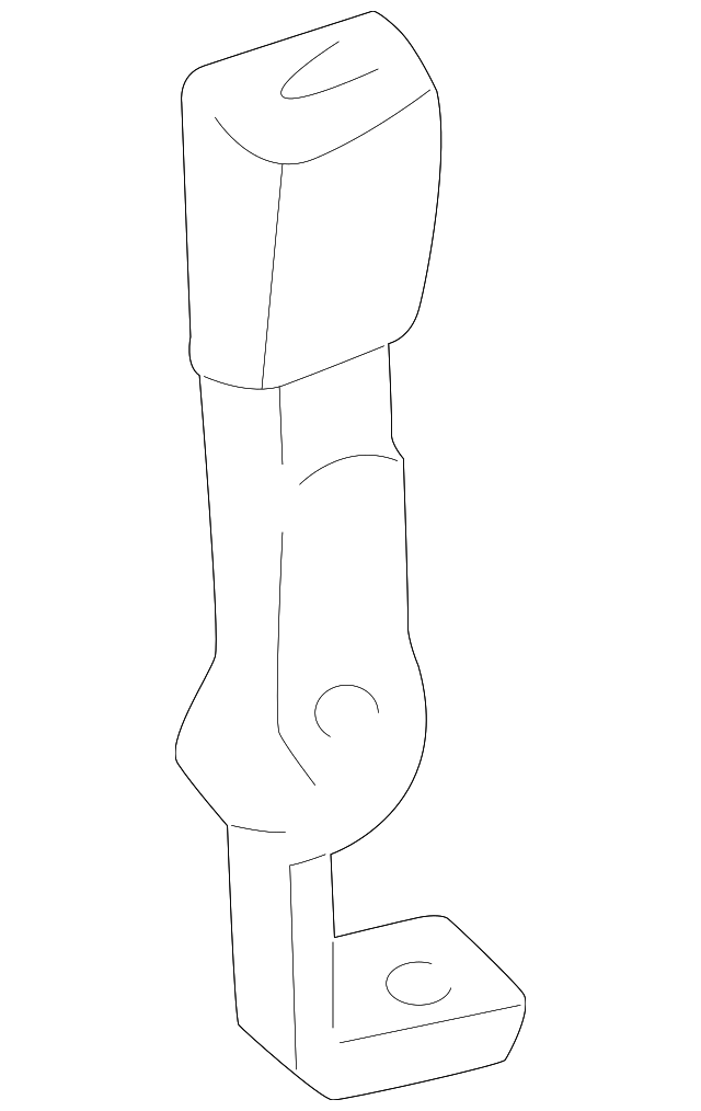 F75Z-78611B66-ABJ Деталь CENTER SEAT BELT