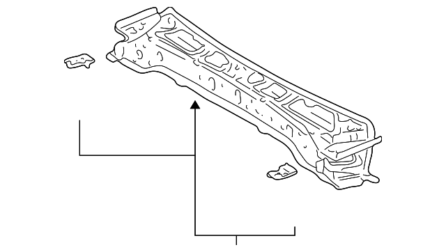 55700-04250 Деталь COWL TOP PANEL