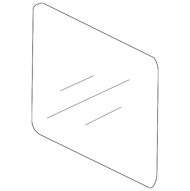 68054704AA Деталь SIDE GLASS, RIGHT