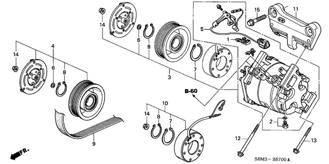 RSX A / C COMPRESSOR