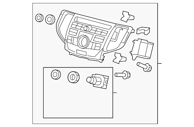 39050-TL7-A01ZA Деталь PANEL ASSY., NAVIGATION & AUDIO SWITCH *