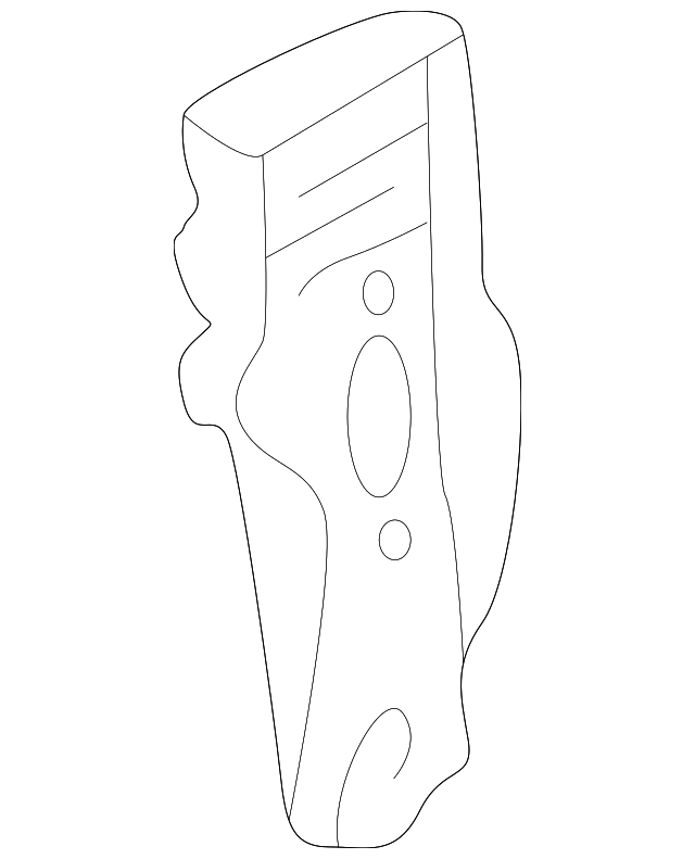 0K2AA-53325 Деталь TIE DOWN HOOK, RIGHT
