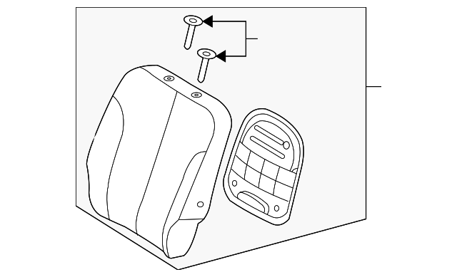 89300-4J110-KS6 Деталь SEAT BACK ASSY, LEFT