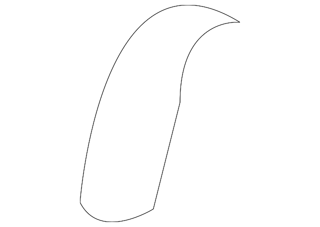 89187-4D110-KS Деталь RECLINE LEVER CAP, LEFT