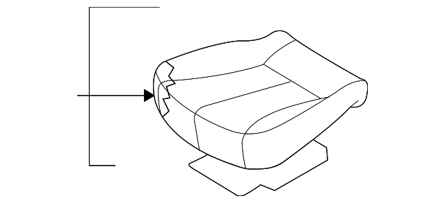 89200-4D120-CS2 Деталь SEAT CUSHION, RIGHT