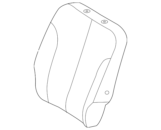 89360-4J110-KS6 Деталь SEAT BACK COVER, RIGHT