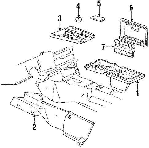 Corvette CENTER CONSOLE