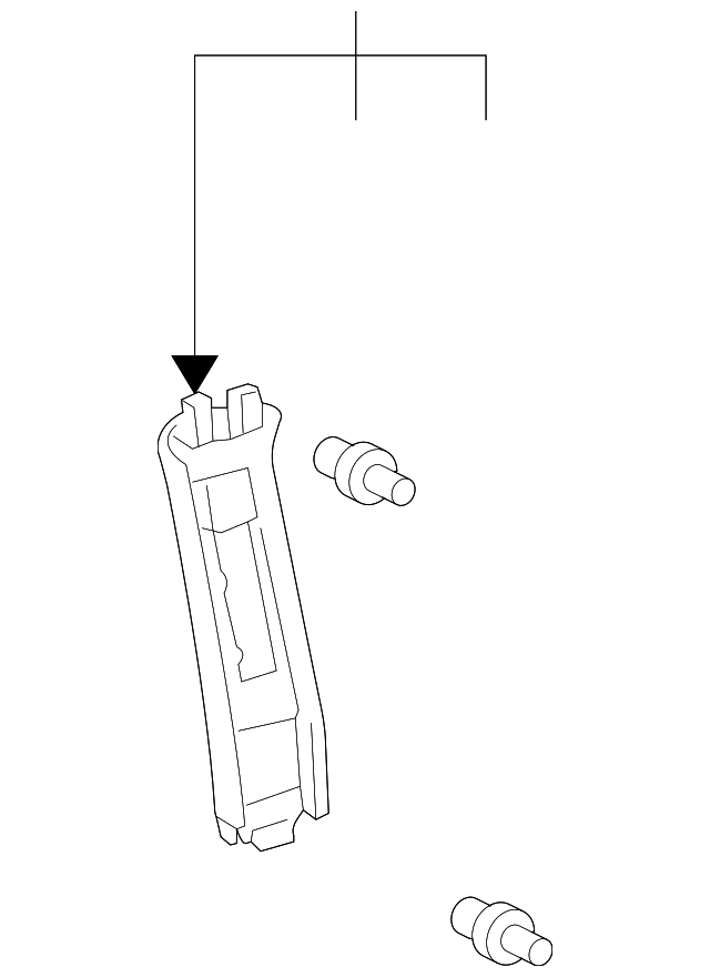 62411-52060-B0 UPR CTR PLR TRIM, RIGHT
