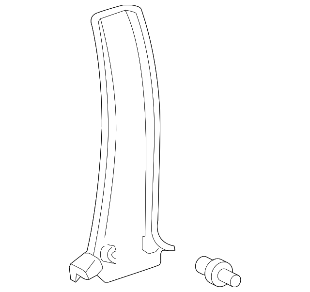 62040-52040-B1 LWR CTR PLR TRIM, LEFT
