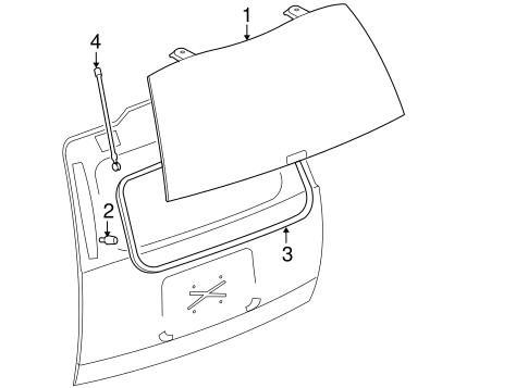 Escalade GLASS - LIFT GATE