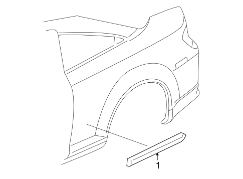 Cobalt EXTERIOR TRIM - QUARTER PANEL