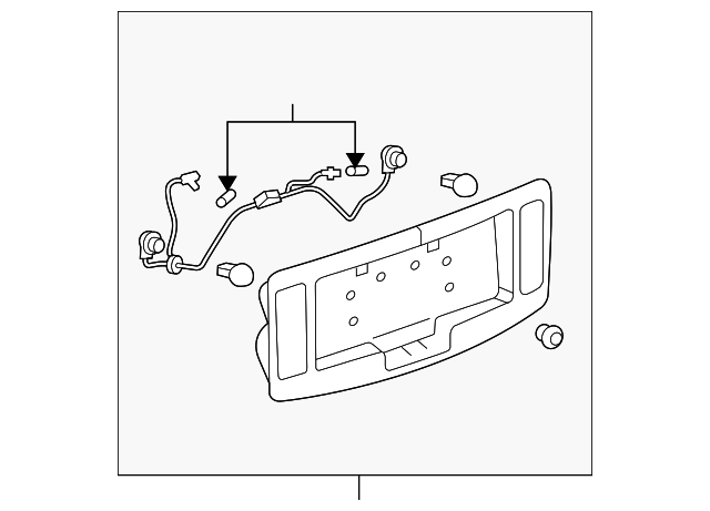 12335850 BACKUP LAMP ASSY