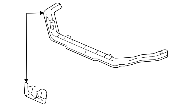 15852778 Деталь UPPER TIE BAR